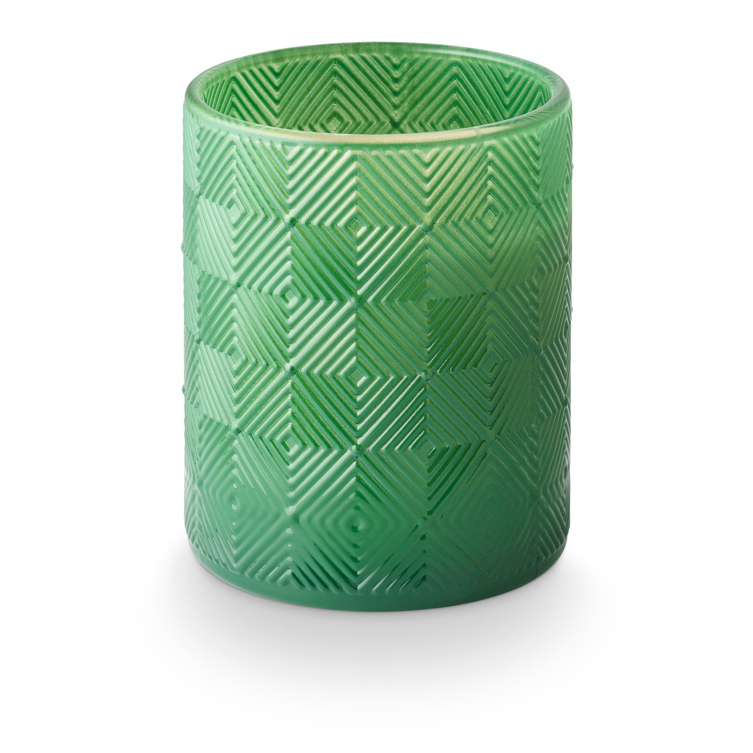 Jungle Green Magnolia Textured Glass
