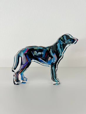 Black Lab Acrylic Block