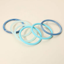 Load image into Gallery viewer, 6PCS - Stackable Resin Bangle Multi Layered Bracelets