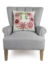 Load image into Gallery viewer, Pink Wreath Hook Pillow