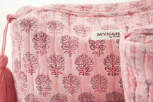 Load image into Gallery viewer, Blush Pink Quilted Cosmetic