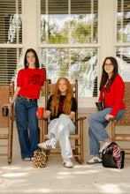 Load image into Gallery viewer, Red Bulldog Short Sleeve Sweater