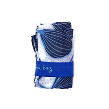 Load image into Gallery viewer, MODERN POPPY blu Bag Reusable Shopper Tote