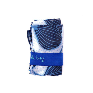 MODERN POPPY blu Bag Reusable Shopper Tote