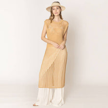 Load image into Gallery viewer, Chest Blocked Crochet Long Dress