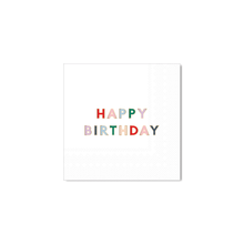 Load image into Gallery viewer, Happy Birthday Cocktail Napkins