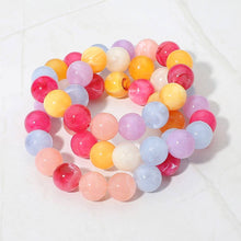 Load image into Gallery viewer, 3PCS - Marbled Resin Ball Beaded Stretch Multi Layered Bracelets