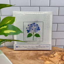Load image into Gallery viewer, Blue Hydrangea Needlepoint Kit