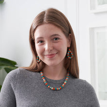 Load image into Gallery viewer, Kantha Capri Teardrop Earrings