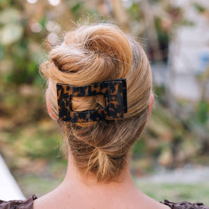 Large Flat Rectangle Hair Clip