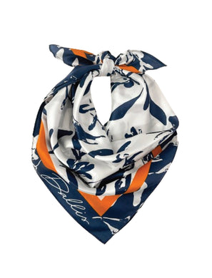 Navy + Orange Gameday Scarf