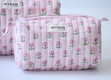Load image into Gallery viewer, Rosy Mist Cosmetic Bag
