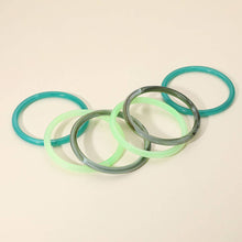 Load image into Gallery viewer, 6PCS - Stackable Resin Bangle Multi Layered Bracelets