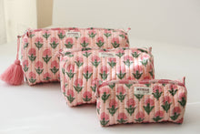 Load image into Gallery viewer, Blush Marigold Cosmetic Bag