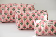 Load image into Gallery viewer, Blush Marigold Cosmetic Bag