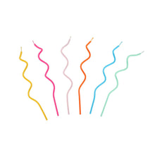 Load image into Gallery viewer, Rainbow Twisted Birthday Candles