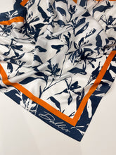 Load image into Gallery viewer, Navy + Orange Gameday Scarf