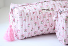 Load image into Gallery viewer, Rosy Mist Cosmetic Bag