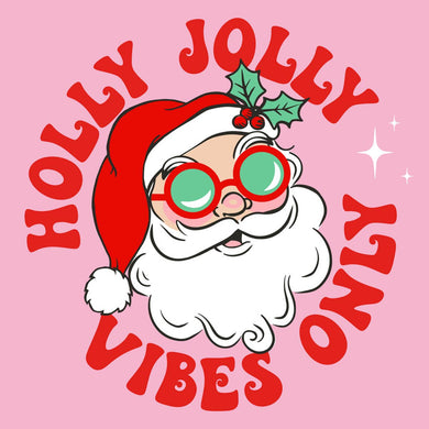 Holly Jolly Vibes Only Paper Cocktail Napkins