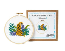 Load image into Gallery viewer, Cheetah Cross Stitch Kit