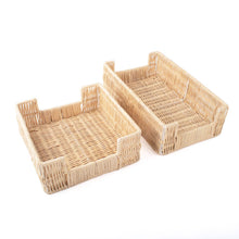 Load image into Gallery viewer, Natural Rattan Beverage Napkin Tray