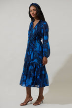 Load image into Gallery viewer, Bluford Floral Kristen Tiered Midi Dress