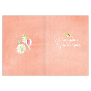 Seashell Treasures Birthday Card