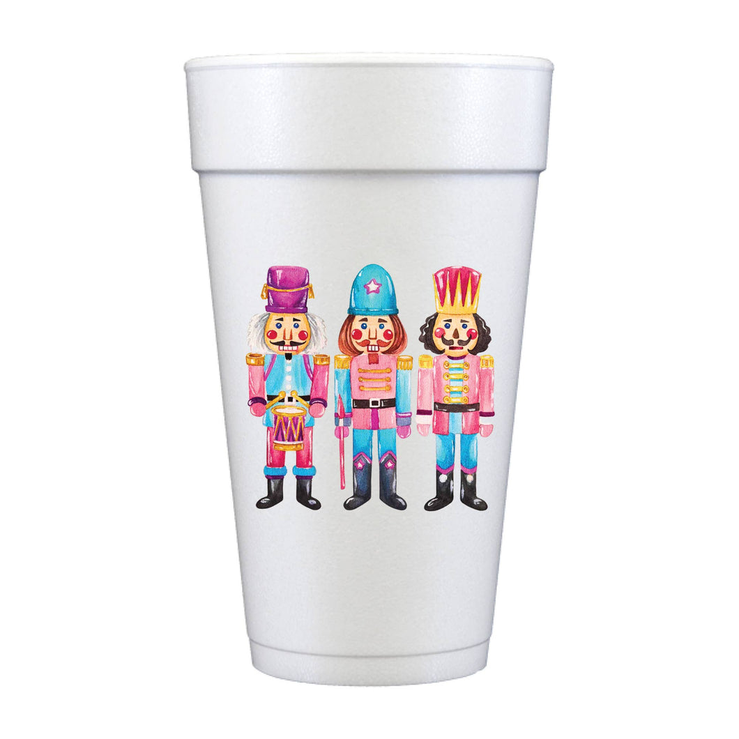 Nutcrackers Foam Cups