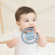 Load image into Gallery viewer, Hunk Blue Happy Teether