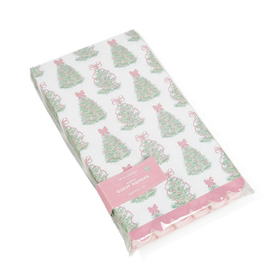 Pink Trees Guest Napkins