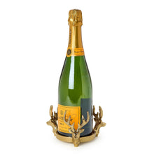 Load image into Gallery viewer, Gold Stag BottleCoaster / Candleholder