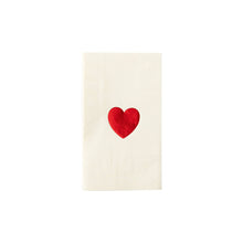 Load image into Gallery viewer, Valentine Red Foil Heart Guest Napkin