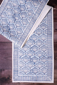 Blue Lotus Table Runner