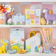 Load image into Gallery viewer, Hand-Painted Bunnies Ceramic Candle Holders