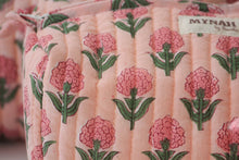 Load image into Gallery viewer, Blush Marigold Cosmetic Bag