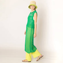 Load image into Gallery viewer, Chest Blocked Crochet Long Dress
