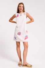 Load image into Gallery viewer, Shell Embroidered Mini Dress