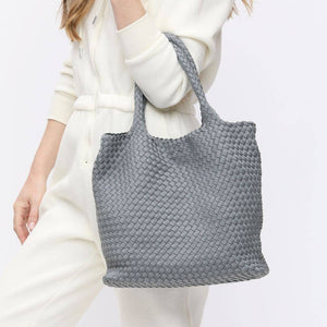 Medium Woven Neoprene Tote