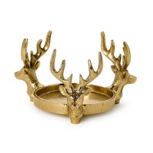 Load image into Gallery viewer, Gold Stag BottleCoaster / Candleholder