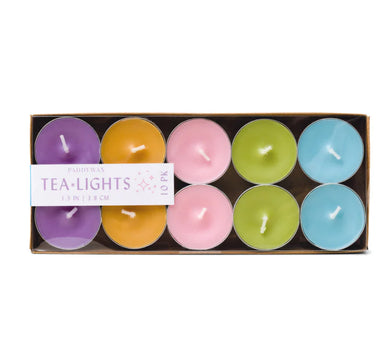 Colored Tea Light Candles