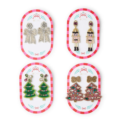 Beaded Holiday Icon Earringd