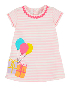 Pink Stripe Birthday Dress