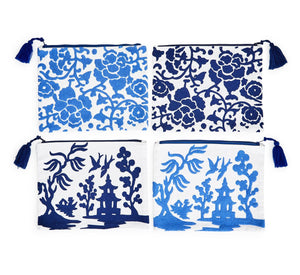 Chinoiserie Chic Zipper Pouch