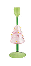 Load image into Gallery viewer, Christmas Glass Taper Holders