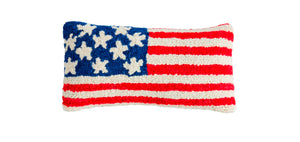 Americana Hooked Pillow