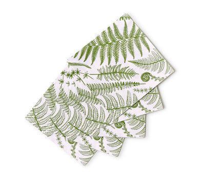 Green Fern Paper Napkins