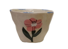 Load image into Gallery viewer, Stoneware Flower Cup