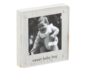 Sweet Baby Boy Acrylic Block Frame