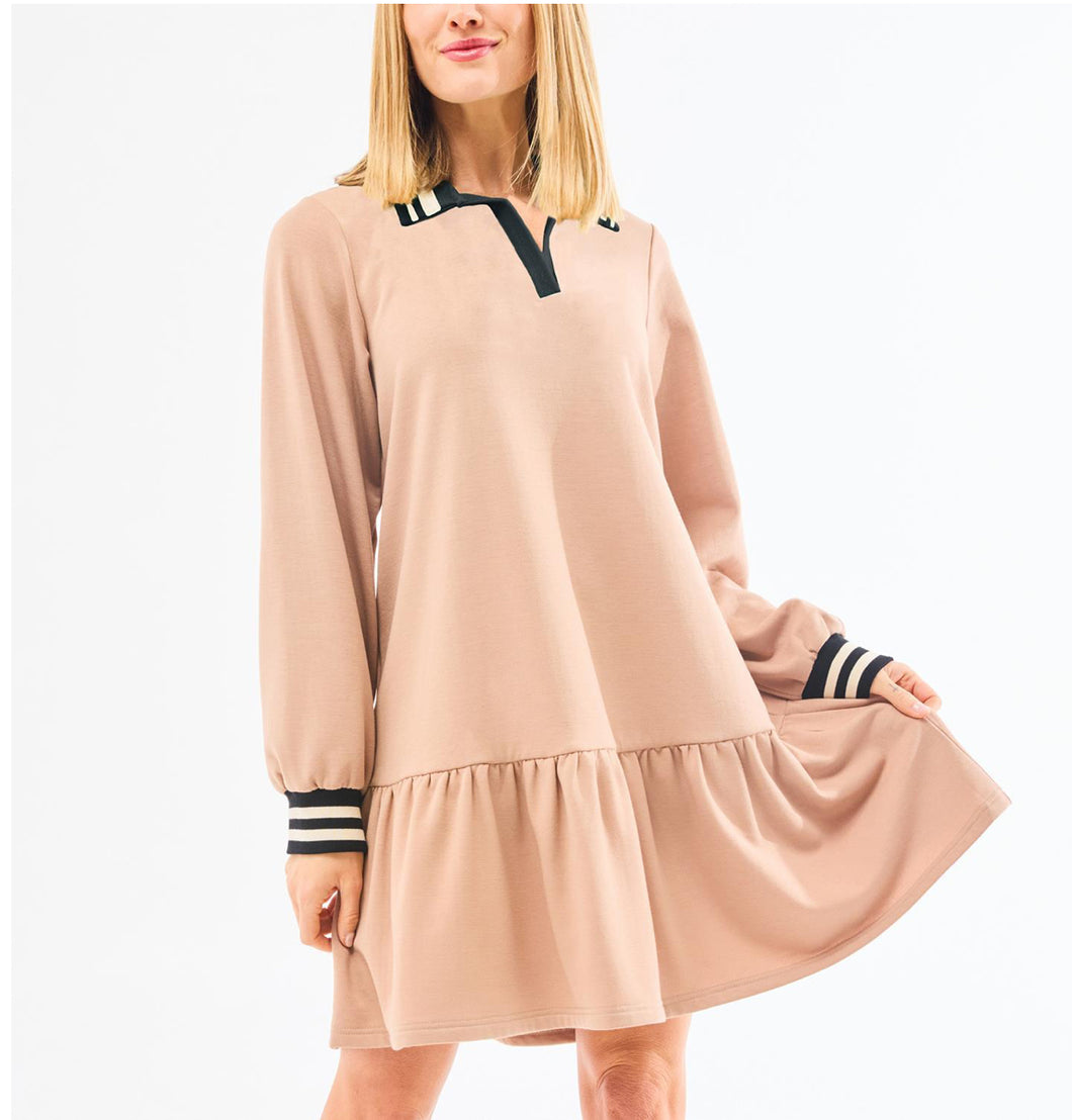 Latte Allison Dress
