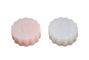 Resin Scalloped Coasters